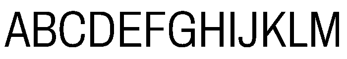 Archivo Condensed Light Font UPPERCASE