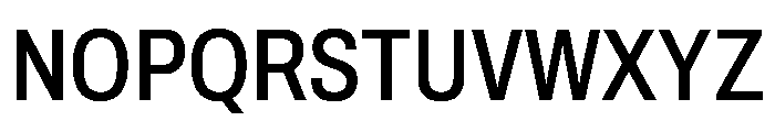 Archivo Condensed Medium Font UPPERCASE