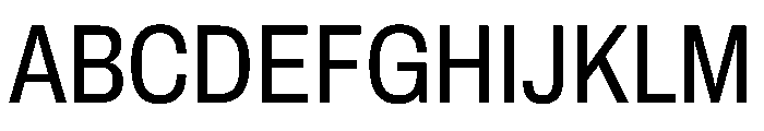 Archivo Condensed Regular Font UPPERCASE