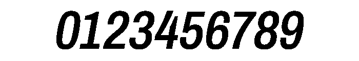 Archivo Condensed SemiBold Italic Font OTHER CHARS