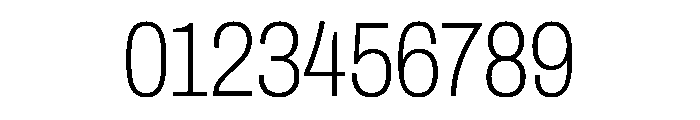 Archivo Condensed Thin Font OTHER CHARS