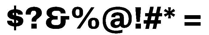 Archivo ExtraBold Font OTHER CHARS