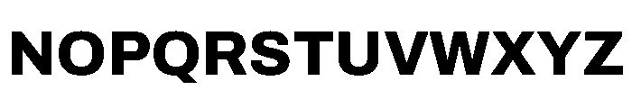 Archivo ExtraBold Font UPPERCASE