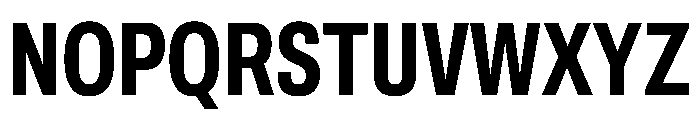 Archivo ExtraCondensed Bold Font UPPERCASE