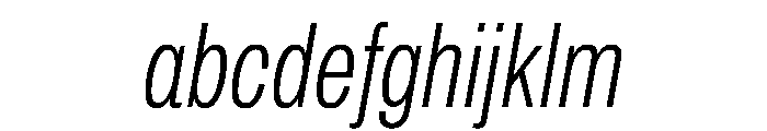Archivo ExtraCondensed ExtraLight Italic FONT