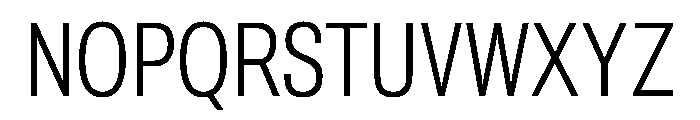 Archivo ExtraCondensed ExtraLight Font UPPERCASE
