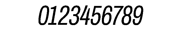 Archivo ExtraCondensed Italic Font OTHER CHARS