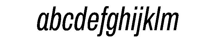 Archivo ExtraCondensed Italic FONT