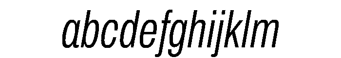 Archivo ExtraCondensed Light Italic FONT