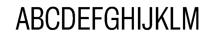 Archivo ExtraCondensed Light Font UPPERCASE