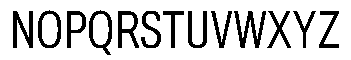 Archivo ExtraCondensed Light Font UPPERCASE