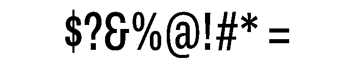 Archivo ExtraCondensed Medium Font OTHER CHARS