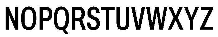 Archivo ExtraCondensed Medium Font UPPERCASE