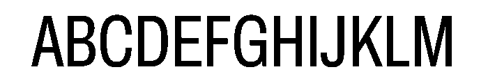 Archivo ExtraCondensed Regular Font UPPERCASE