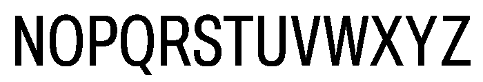 Archivo ExtraCondensed Regular Font UPPERCASE