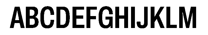 Archivo ExtraCondensed SemiBold Font UPPERCASE
