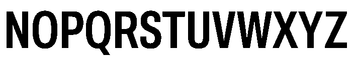 Archivo ExtraCondensed SemiBold Font UPPERCASE