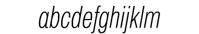 Archivo ExtraCondensed Thin Italic FONT