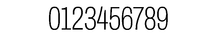 Archivo ExtraCondensed Thin Font OTHER CHARS