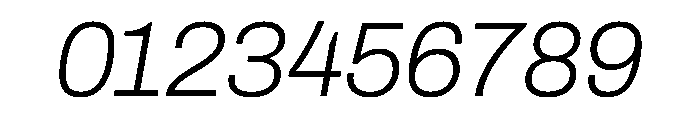 Archivo ExtraLight Italic Font OTHER CHARS