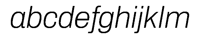 Archivo ExtraLight Italic FONT