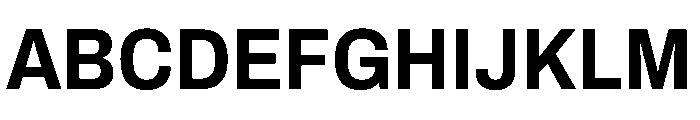 Archivo SemiCondensed Bold Font UPPERCASE