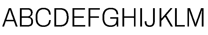 Archivo SemiCondensed ExtraLight Font UPPERCASE