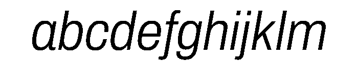Archivo SemiCondensed Light Italic FONT