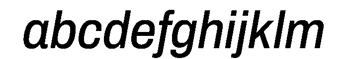 Archivo SemiCondensed Medium Italic FONT
