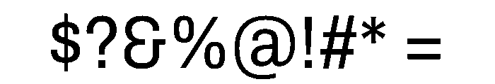 Archivo SemiCondensed Regular Font OTHER CHARS