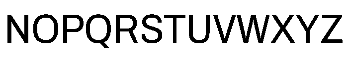 Archivo SemiCondensed Regular Font UPPERCASE