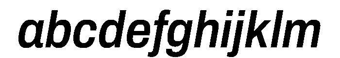 Archivo SemiCondensed SemiBold Italic FONT