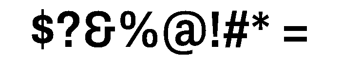 Archivo SemiCondensed SemiBold Font OTHER CHARS