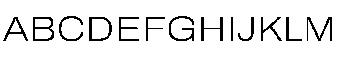 Archivo SemiExpanded ExtraLight Font UPPERCASE