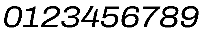 Archivo SemiExpanded Italic Font OTHER CHARS
