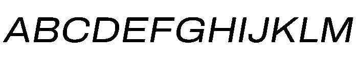 Archivo SemiExpanded Italic Font UPPERCASE