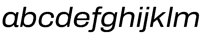 Archivo SemiExpanded Italic FONT