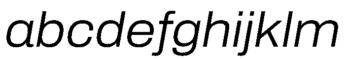 Archivo SemiExpanded Light Italic FONT