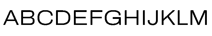 Archivo SemiExpanded Light Font UPPERCASE