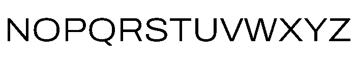 Archivo SemiExpanded Light Font UPPERCASE