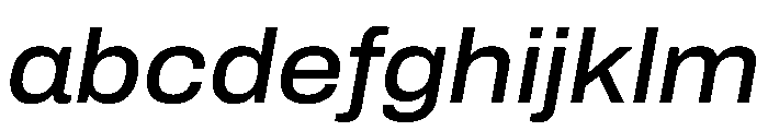 Archivo SemiExpanded Medium Italic FONT