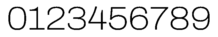Archivo SemiExpanded Thin Font OTHER CHARS