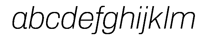 Archivo Thin Italic FONT
