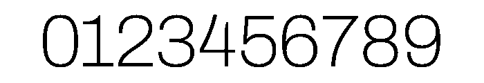 Archivo Thin Font OTHER CHARS