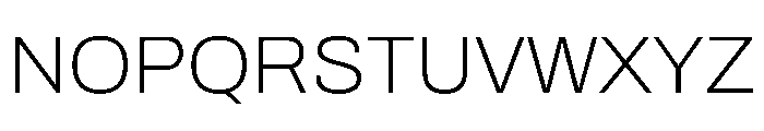 Archivo Thin Font UPPERCASE