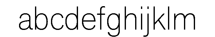 Area Variable Extra Light FONT