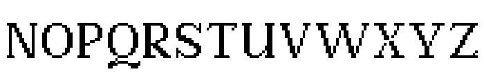 Argent Pixel CF Regular Font UPPERCASE