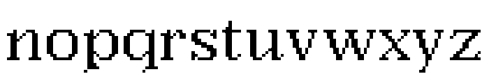 Argent Pixel CF Regular Font LOWERCASE