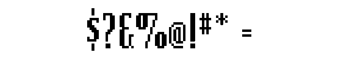 Argent Pixel Cf Bold Font OTHER CHARS