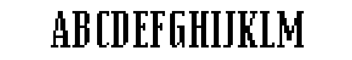 Argent Pixel Cf Bold Font UPPERCASE